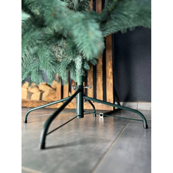 Литая искусственная голубая ёлка Буковельская 180 см