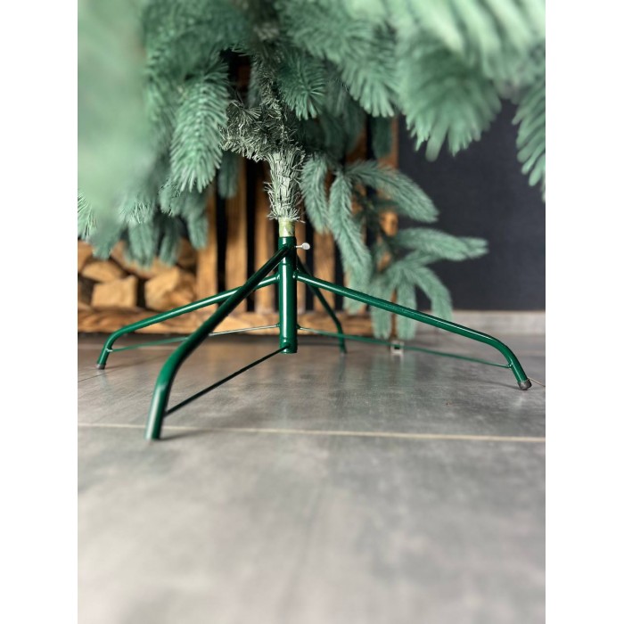 Литая искусственная ёлка Буковельская голубая 210 см