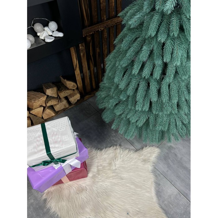 Литая искусственная ёлка Буковельская голубая 150 см