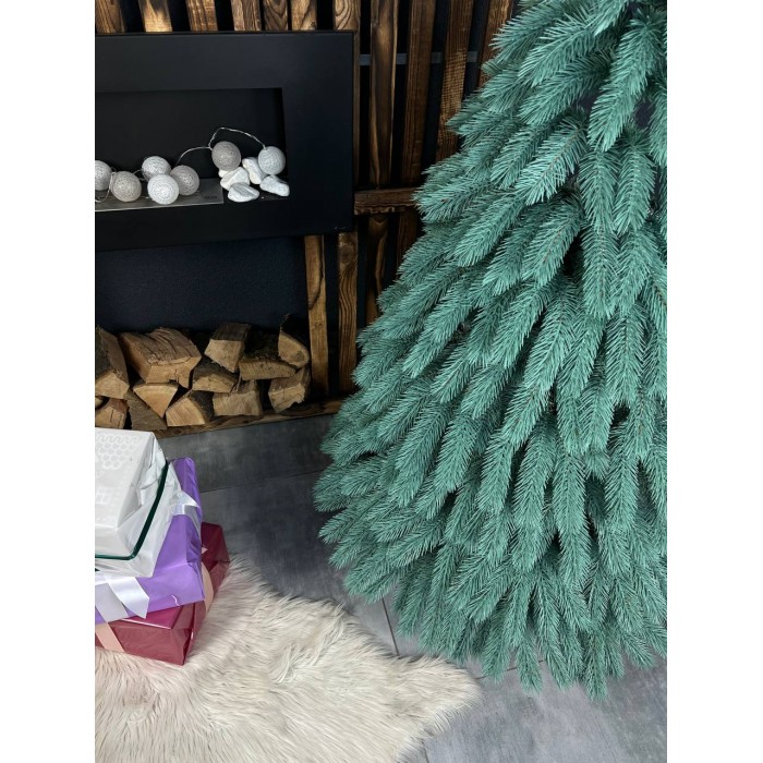 Литая искусственная ёлка Буковельская голубая 150 см