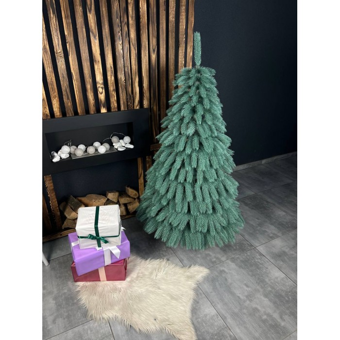 Литая искусственная ёлка Буковельская голубая 150 см