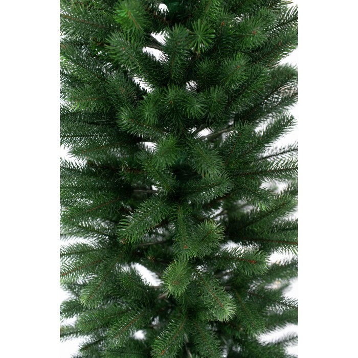 Литая искусственная зеленая елка Президентская Deco Slim 180 см 